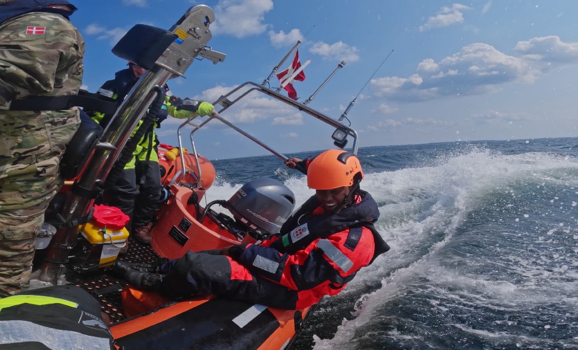 Gummibåd ved hvervearrangement med Marinehjemmeværnet "Åbent Hav"