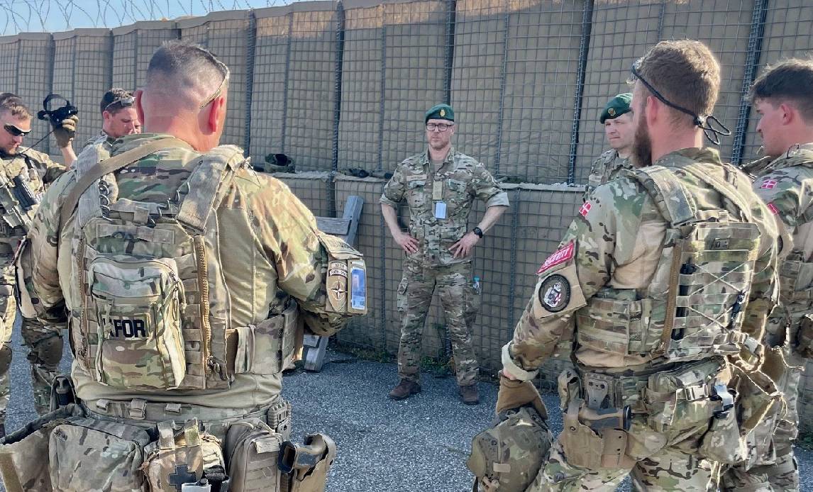 CHV besøger udsendte hjemmeværnssoldater i Kosovo
