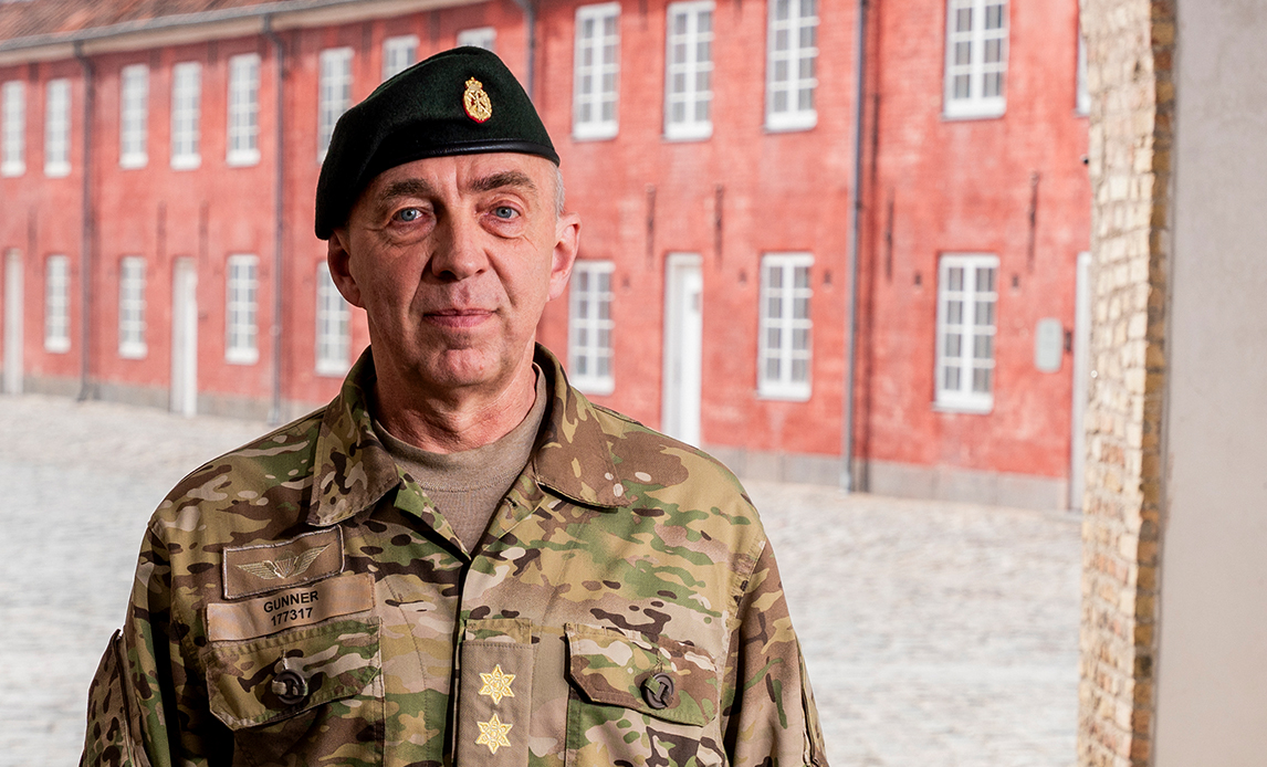 Chefen for Hjemmeværnet generalmajor Gunner Arpe Nielsen.