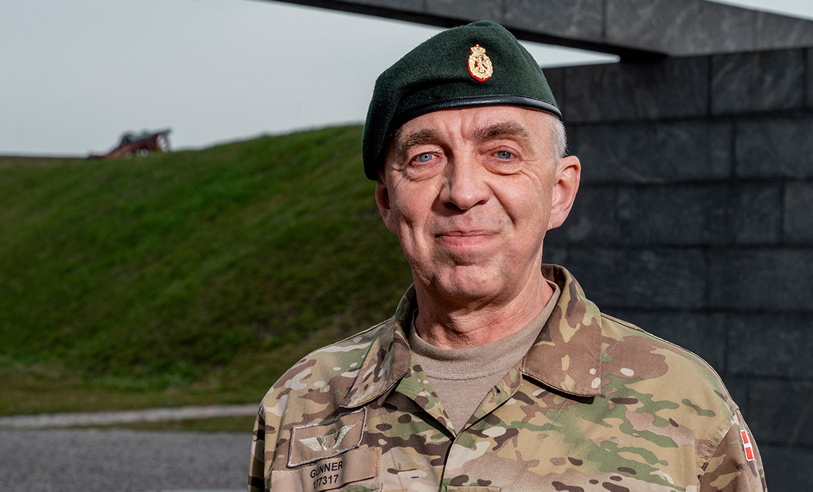 Chef for Hjemmeværnet, generalmajor Gunner Arpe Nielsen