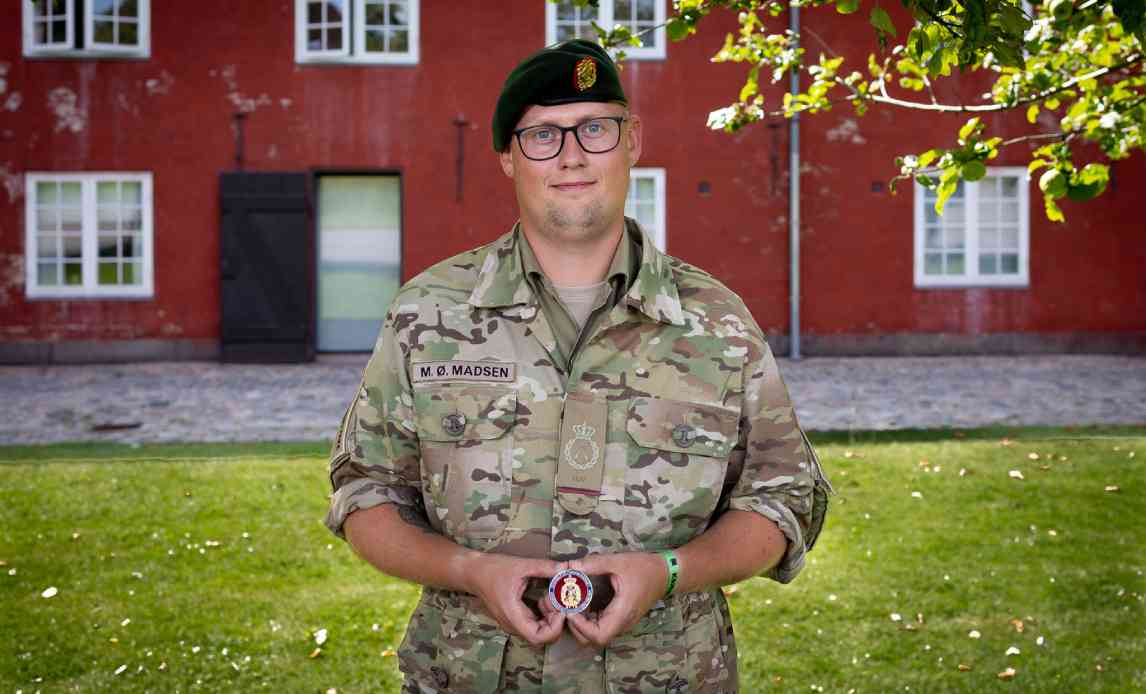 Mathias holder Commanders Coin