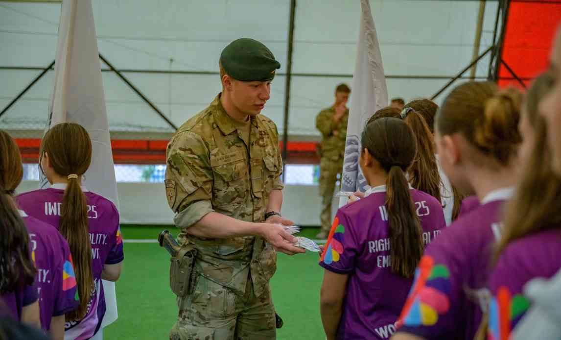 Hjemmeværnssoldaten Marcus ved Dancon