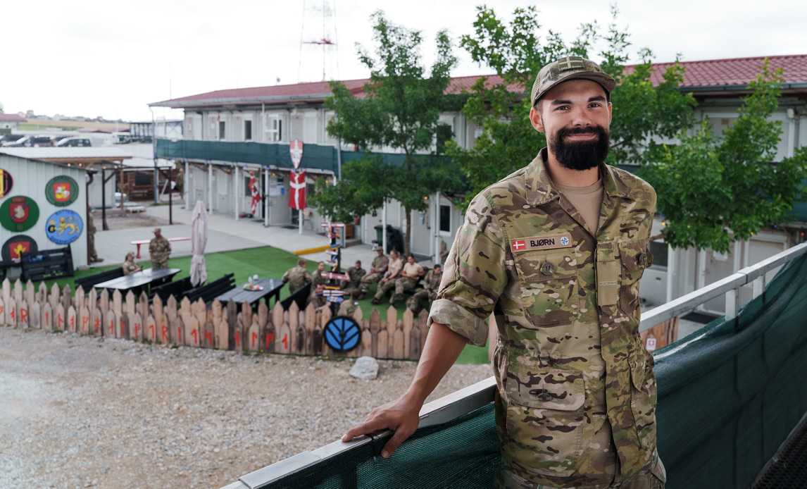Bjørn har været udsendt til Kosovo