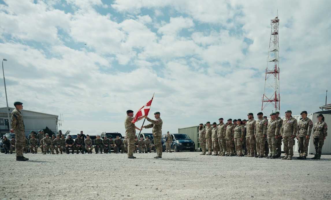 Dannebrog bliver officielt overdraget fra Hjemmeværnet til Hæren.