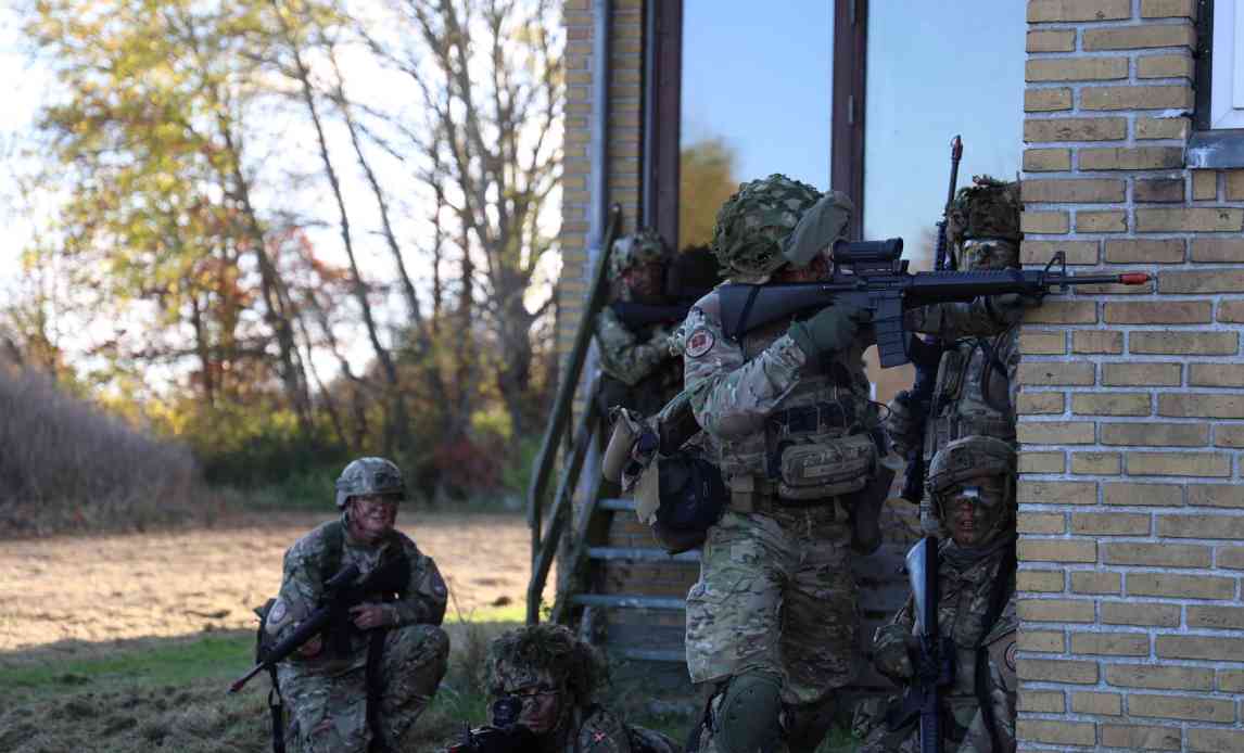 Hjemmeværnssoldater til øvelse Absalon Kriger 2025