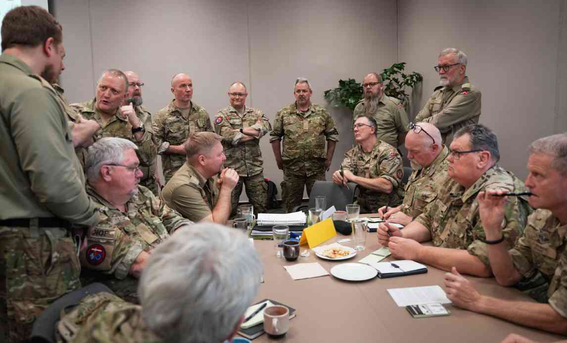 Underafdelingscheferne samlet til møde i Kolding januar 2026.