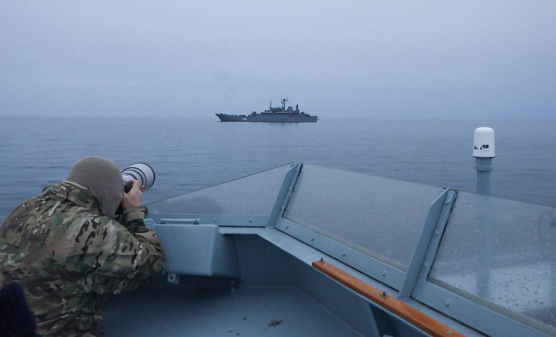 Marinehjemmeværnet overvåger de danske farvande