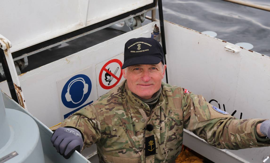 Martin er frivillig i Marinehjemmeværnet