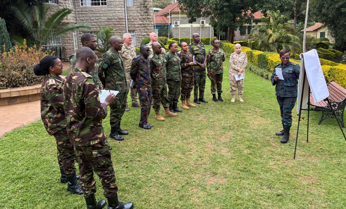 Militært personel fra otte afrikanske lande deltog i Gender kursus i Kenya med deltagelse fra blandt andet Hjemmeværnet.