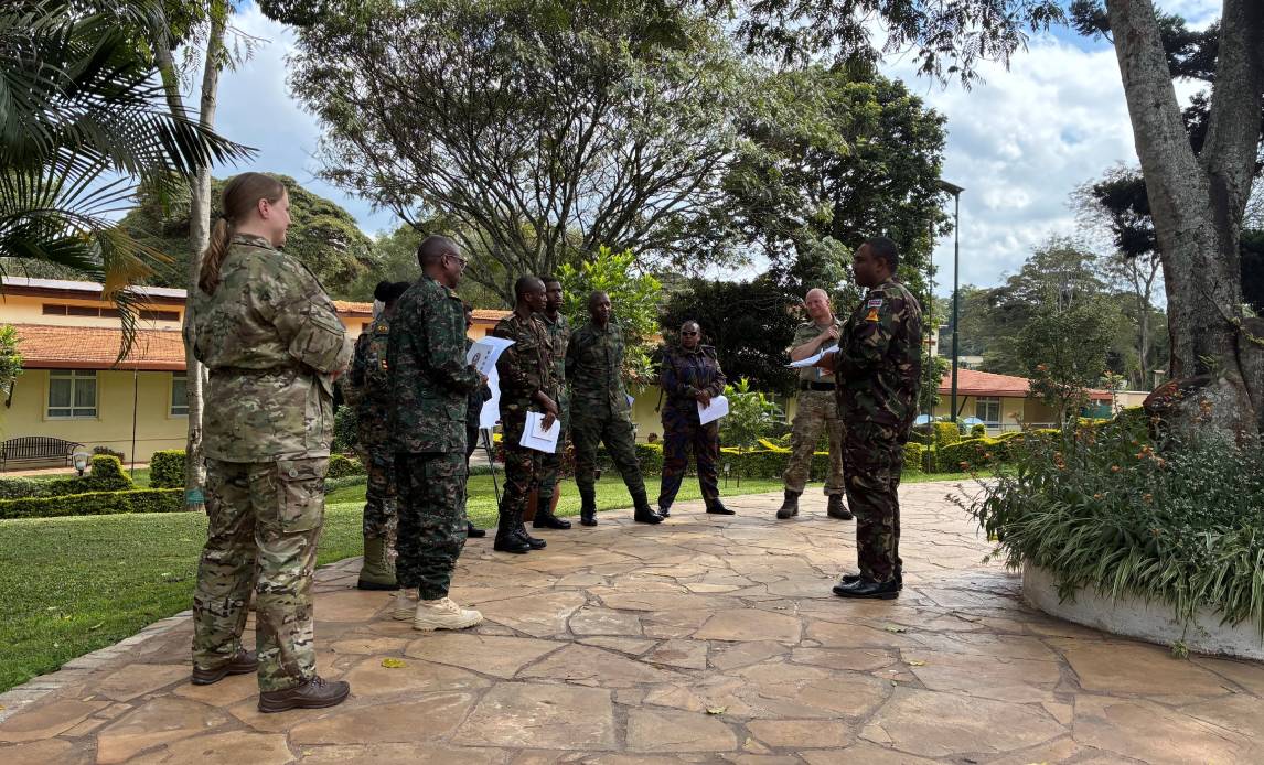 Gender kursus i Kenya med militært ansatte fra otte afrikanske lande.