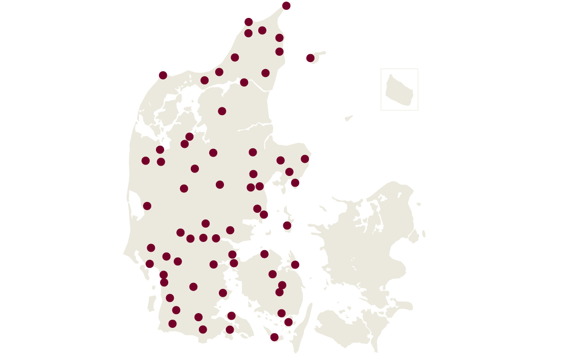 Der er planlagt øvelser i en lang række byer.