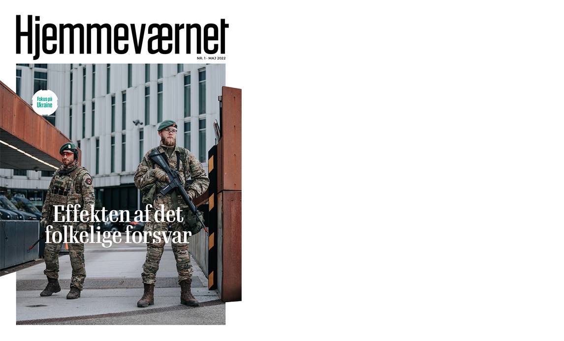 Forside af Magasinet Hjemmeværnet nr 1, 2022