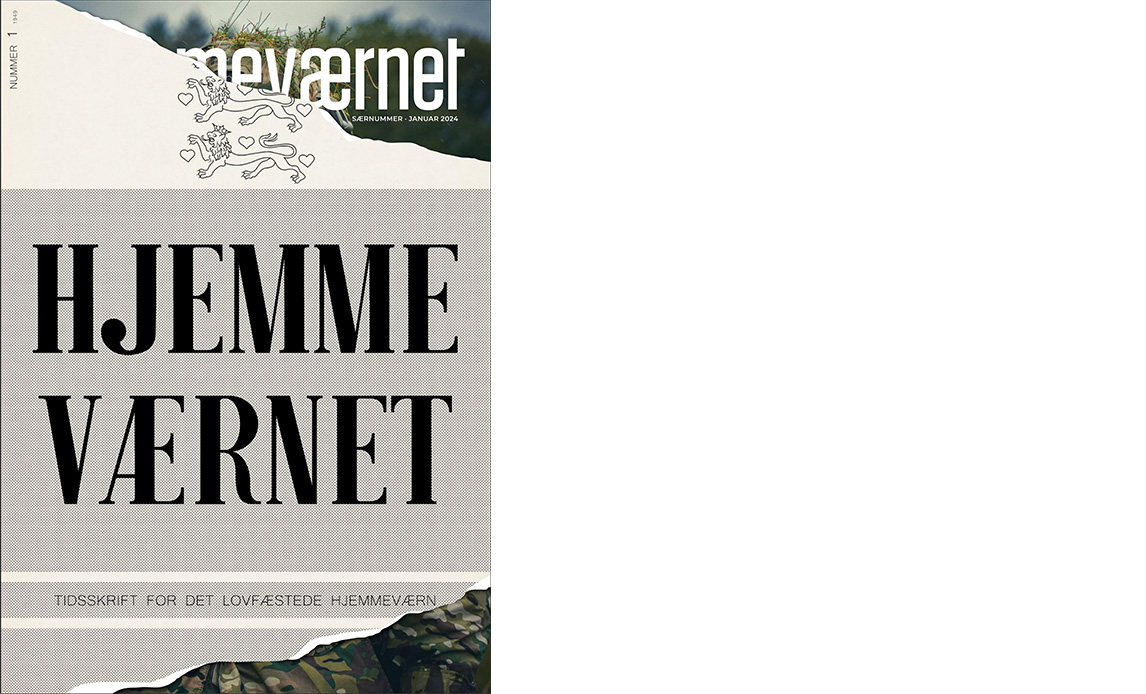 Forside af Magasinet Hjemmeværnet nr 1, 2025