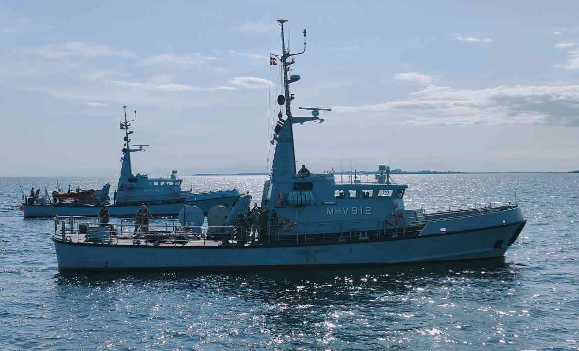 Marinehjemmeværnets nye fartøj 912 Holger Danske.