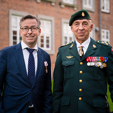 Hans Andersen (tv) og Gunner Arpe Nielsen